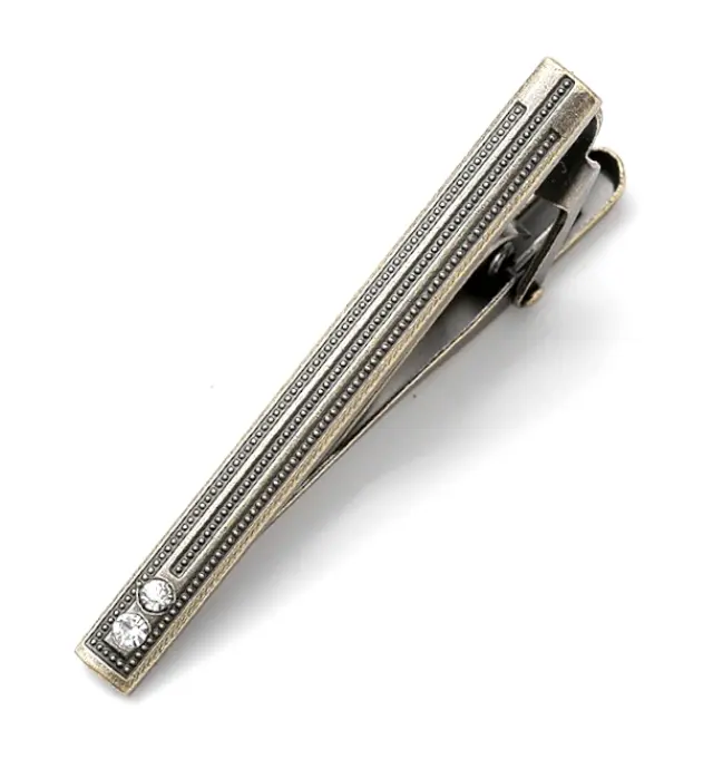 Ασημί Κλιπ Γραβάτας 5 cm – LGD-TC/ANTIQUE/32 3
