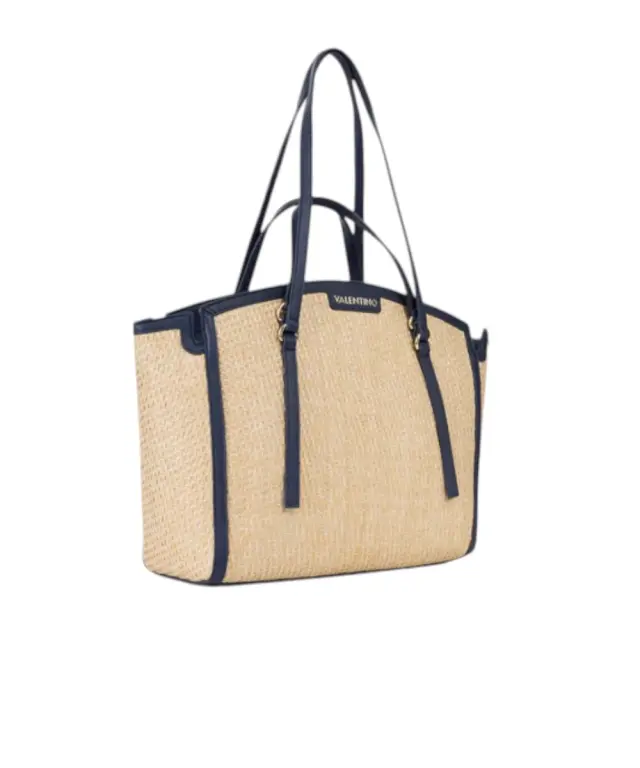 Valentino Bags - Γυναικεία Τσάντα Ώμου Demetra VBS9R901-H79 Μπεζ/Μπλε 2