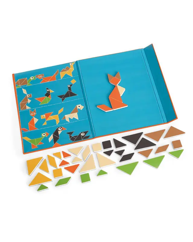 Παιχνίδι Scratch Μαγνητικό Tangram Animals 42τμχ 2