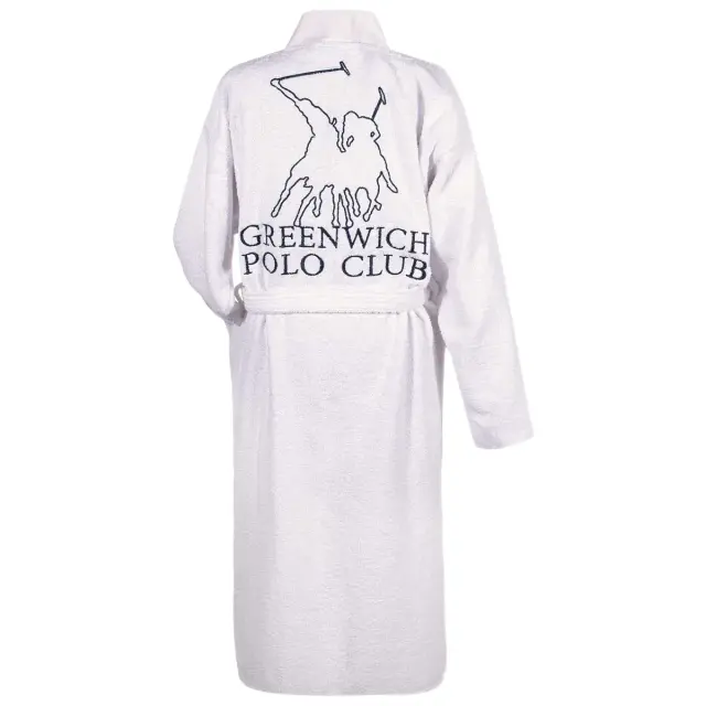 Greenwich Polo Club Μπουρνούζι Essential, Χρώμα Λευκό - L 2