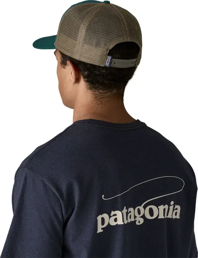 Patagonia P-6 Logo Trucker Hat Birch White Καπέλο - One size 3