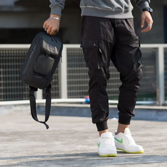Crossbody αντρικό Bange 7086 μαύρο 3