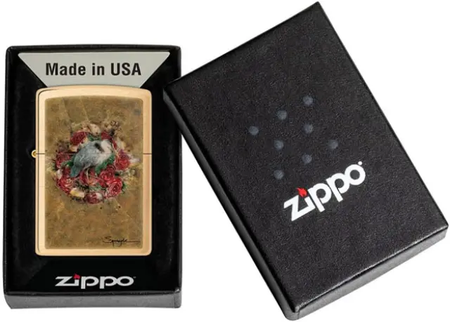 ZIPPO Αναπτήρας - Spazuk - Bird and Roses (48329) 3