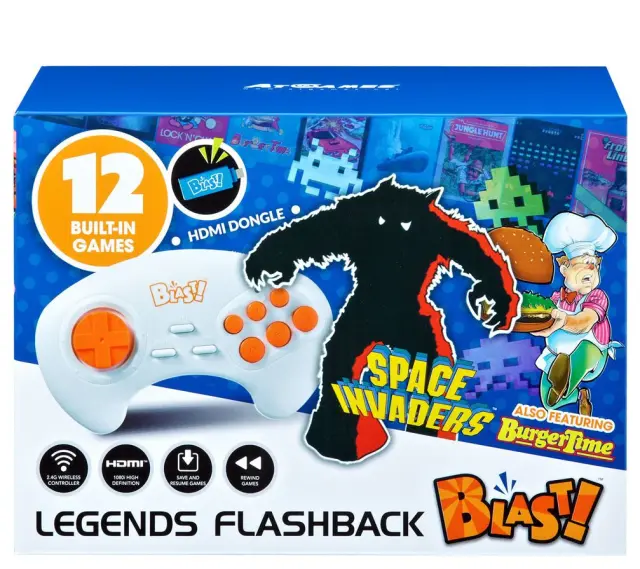 Retro Blast Blast Legends Space Invaders Consola (12 games) - Video Games and Consoles