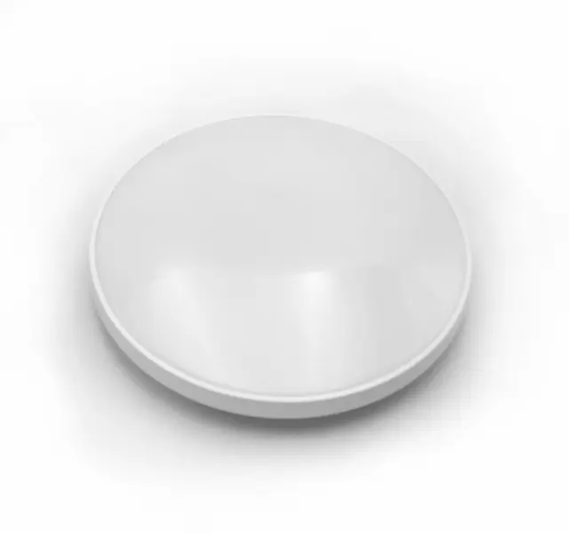 LED ΠΛΑΦΟΝΙΕΡΑ PC ΣΤΡΟΓΓΥΛΗ Φ:270mm 18W 4000K IP44 ΛΕΥΚΗ