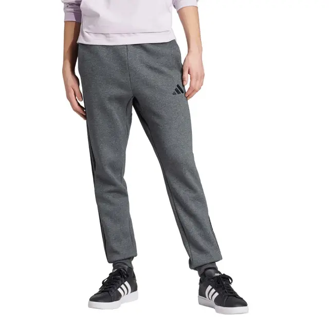 adidas Sportswear Men's 3Stripes Fleece Tapered Cut Pant Γκρι Σκούρο JW1893 (adidas Sportswear)