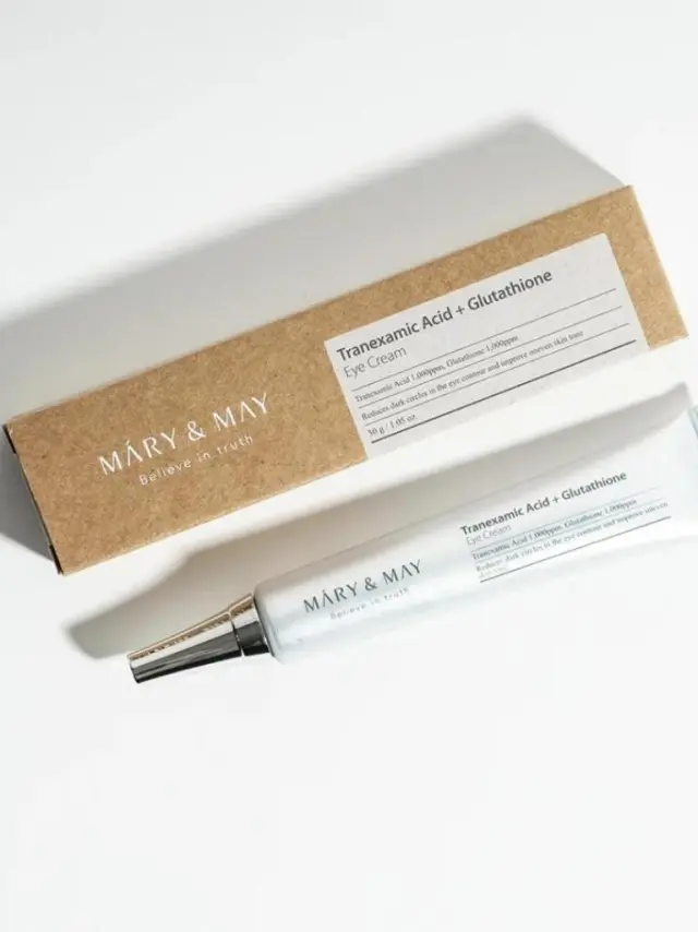 Mary & May Tranexamic Acid + Glutathione - Κρέμα Ματιών κατά των Μαύρων Κύκλων με Βιταμίνη C, 30ml 3
