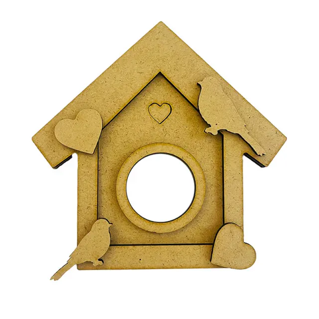 Διακοσμητικά σχέδια MDF, Stamperia, Φωλιά πουλιού, 13.9x13.7cm