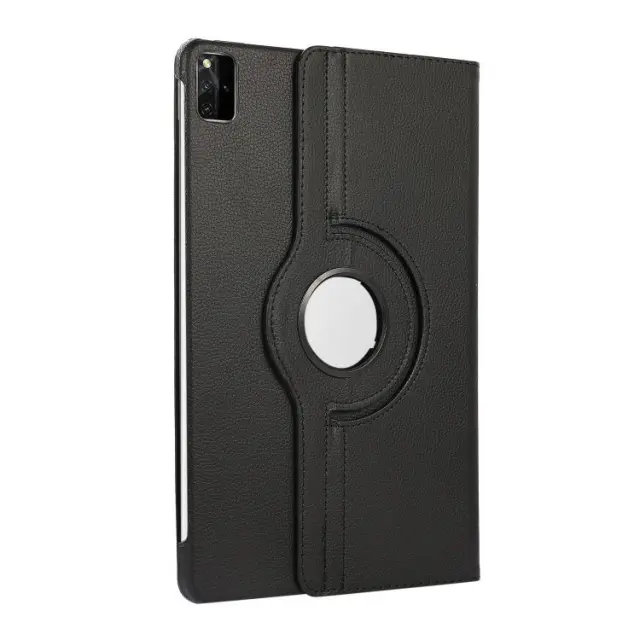 360 Degree Rotation Litchi Texture Θήκη για Xiaomi Redmi Pad SE 11''/Redmi Pad 2- Black OEM 3