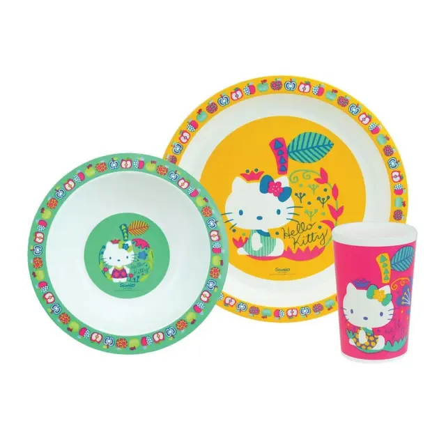 Παιδικό Σετ Φαγητού 3 Τεμαχίων Ango Hello Kitty 005988