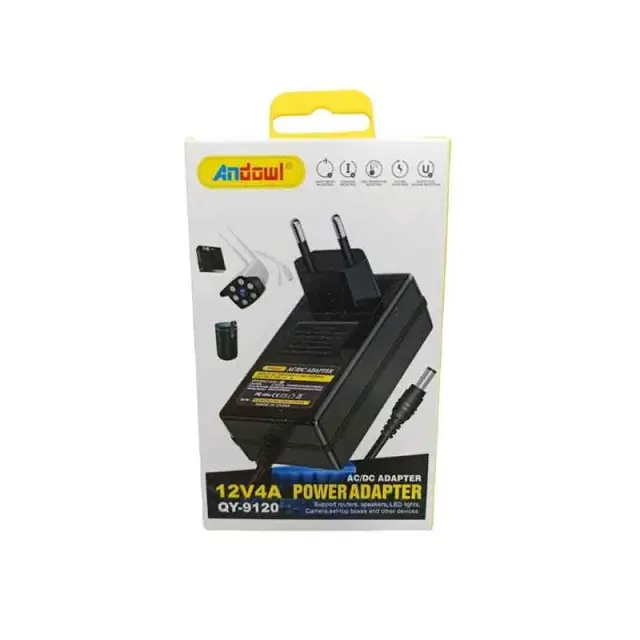 Andowl Universal Τροφοδοτικό 12V4A Q-DC9120 - AC/DC Power Adapter 075618