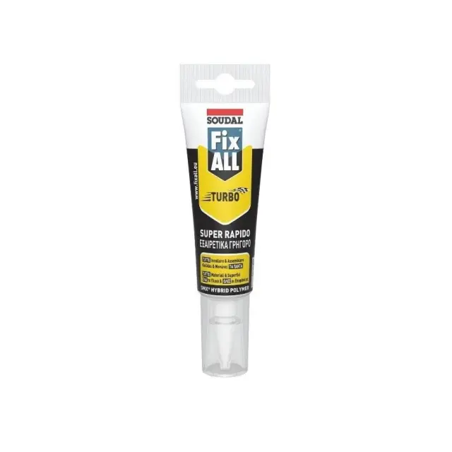 ΣΥΓΚΟΛΛΗΤΙΚΟ ΛΕΥΚΟ FIX ALL TURBO 125ml SOUDAL 131102142