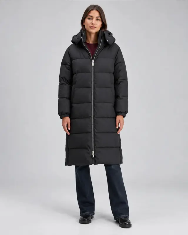 Scotch & Soda 178071-6647 Γυναικείο Μακρύ Puffer Parka Μαύρο Scotch & Soda 2
