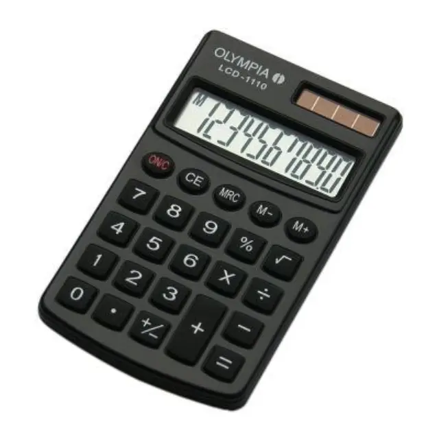 Αριθμομηχανή Μαύρη Olympia Lcd-1110B