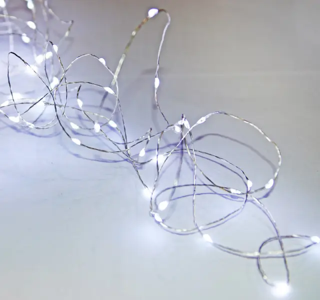 200 MICRO LED ΜΕ ΠΡΟΓΡΑΜΜΑ+ΣΤΑΘΕΡΑ ΑΣΗΜΙ ΣΥΡΜΑ ΨΥΧΡΑ ΙΡ44