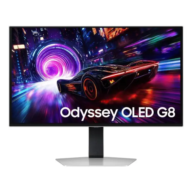 Samsung G81SF computer monitor 68.6 cm (27") 3840 x 2160 pixels 4K Ultra HD OLED Silver