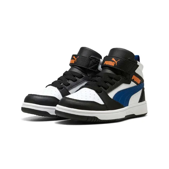 Puma Kids Rebound V6 Mid AC+ (PS) Άσπρο - Μπλε 393832-31 (Puma) 3
