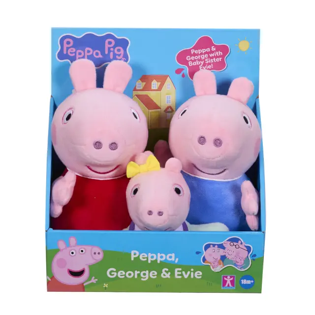 Peppa Pig - Plush 3PK (8423) - Toys