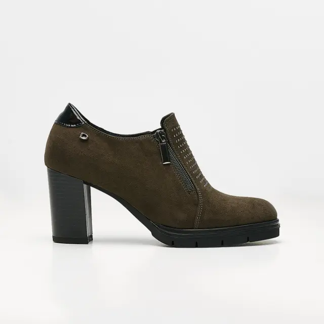 Donna Serena Μοκασίνια-Loafers Γυναικείο δέρμα Nubuck Γκρί DSE/4853 TAUPE