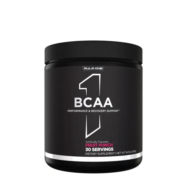 Rule1 BCAAs fruit-punch, 30-servings