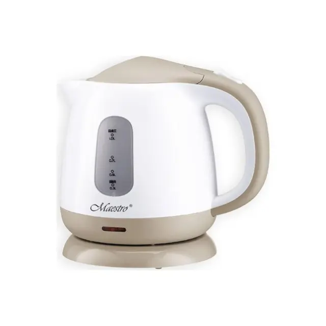 Maestro Βραστήρας 1L 1100W White / Beige (MR-012)