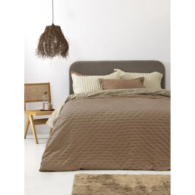 Κουβερλί 160x240 Μονό Palamaiki Tot 100% Πολυέστερ- Moka