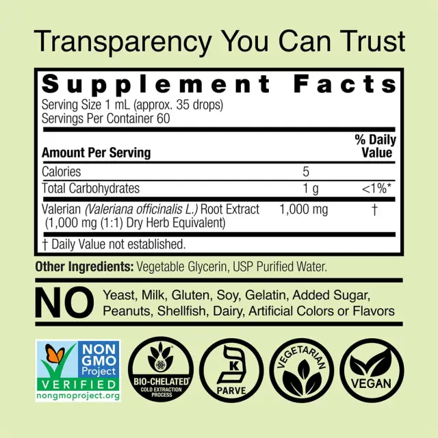 Nature's Answer Valerian Extract 2