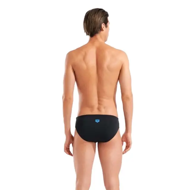 Arena Men's Graphic Swim Briefs Slip Μαύρο - Γαλάζιο 011187-508 (Arena) 2