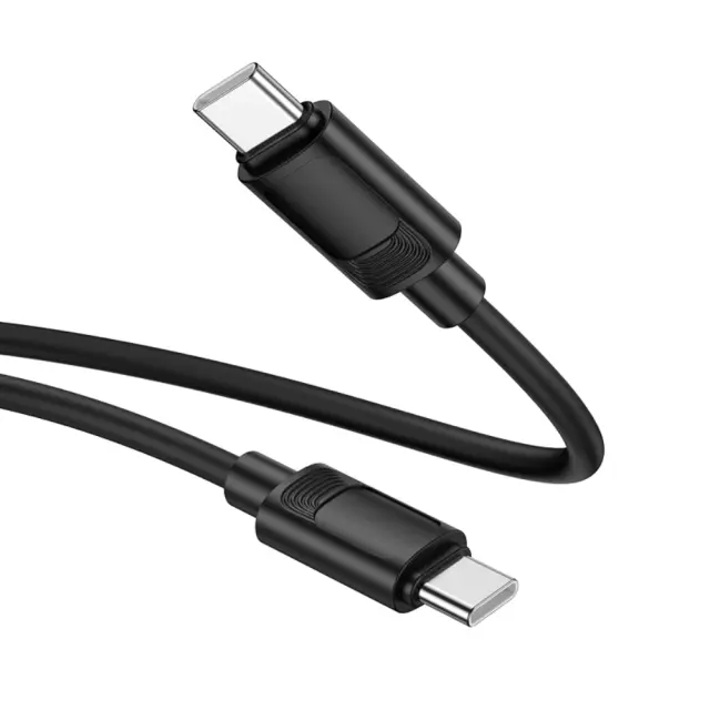 Καλώδιο σύνδεσης X122 Benefit USB-C σε USB-C PD60W 3A για Γρήγορη Φόρτιση Μαύρο 1m 3