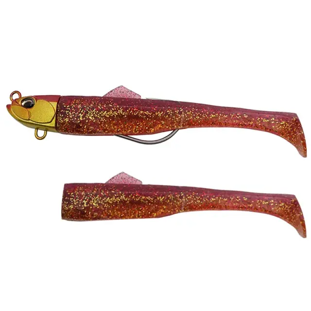 Σιλικονούχο DUO Bay Ruf Flex Minnow ZN 40gr PCC0791 Red Gold