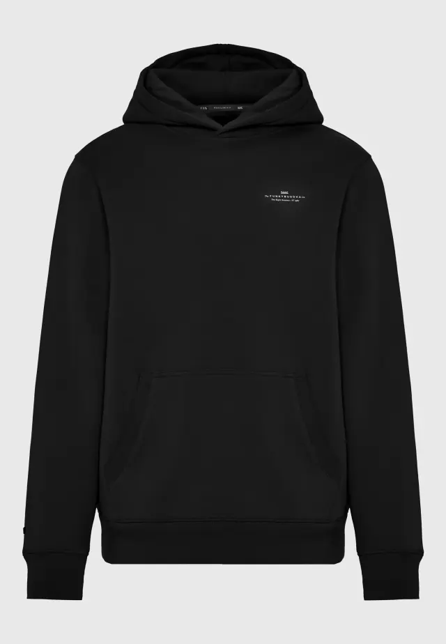 Funky Buddha Hoodie Black FBM012-002-06-Black - S