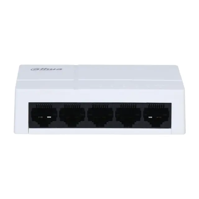 5-Port Unmanaged Gigabit Switch 10/100/1000, σε λευκό χρώμα.