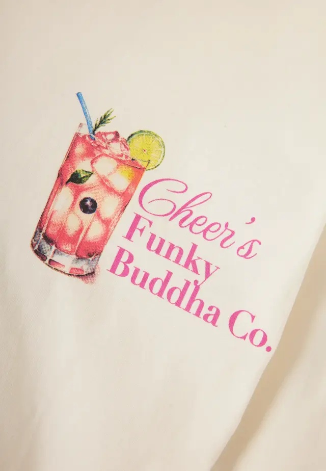 Funky Buddha T-shirt Off White FBM013-085-04 - XL 3