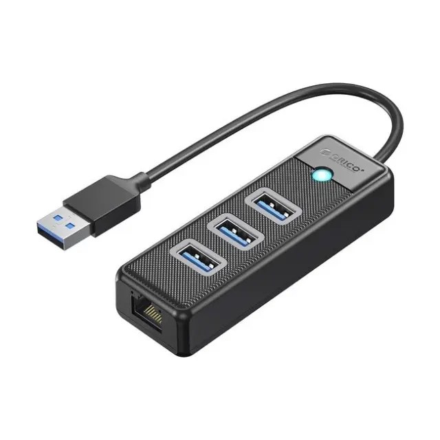 Orico Docking Station PW3UR25-U3 3x USB-A 3.0 1x RJ45 2.5G Ethernet 0.15m Black