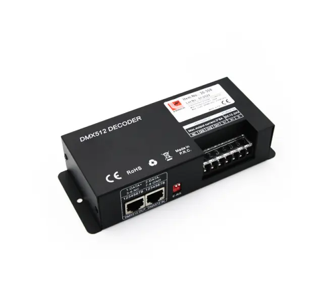 ΜΗΧΑΝΙΣΜΟΣ DMX512 ΓΙΑ LED RGB 12VDC/288W 24VDC/576W 24A