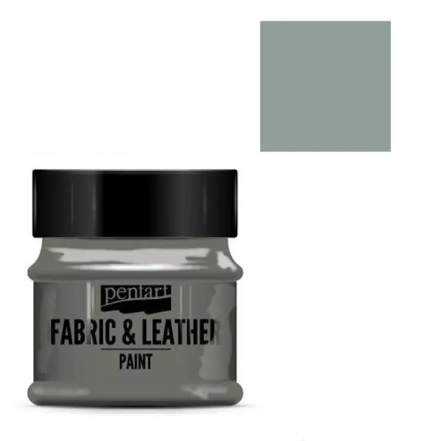 Fabric and leather paint 50 ml, Pentart -Χρώμα για ύφασμα και δέρμα, Olive tree green