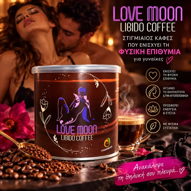 ΣΤΙΓΜΙΑΙΟΣ ΚΑΦΕΣ LOVE MOON που ενισχύει την φυσική επιθυμία (για γυναίκες) 2