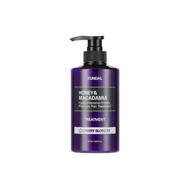 Kundal Honey& Macadamia Protein Treatment Cherry Blossom Θεραπευτική Κρέμα Μαλλιών, 500ml