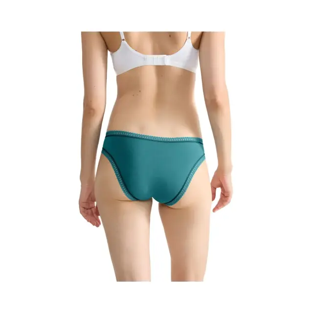 Sloggi Γυναικείο Slip GO Crush Mini - Τριπλό Πακέτο, Χρώμα Mint-Petrol-Mint Print 3