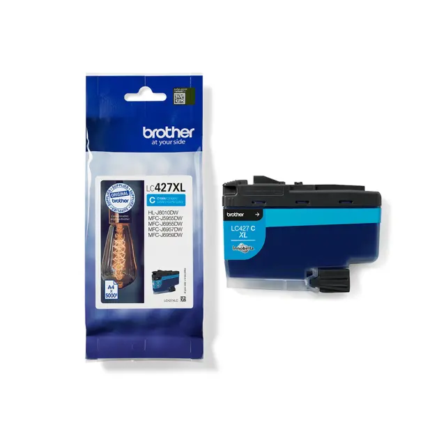 Brother LC427XL Γνήσιο Μελάνι Εκτυπωτή InkJet Κυανό (LC-427XLC)