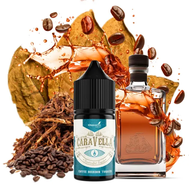 Coffee Bourbon Tobacco 8ml (30ml) - Caravella by Omerta