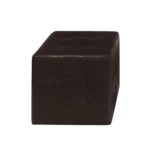 Σκαμπό CONY Καφέ Σκούρο PU 37x37x42cm