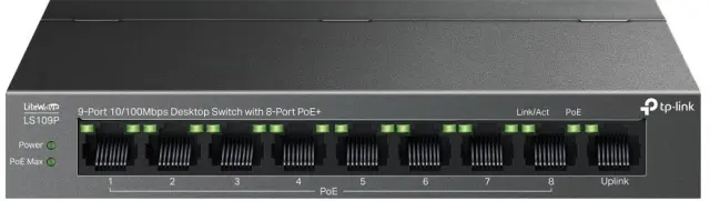 TP-Link LS109P PoE switch