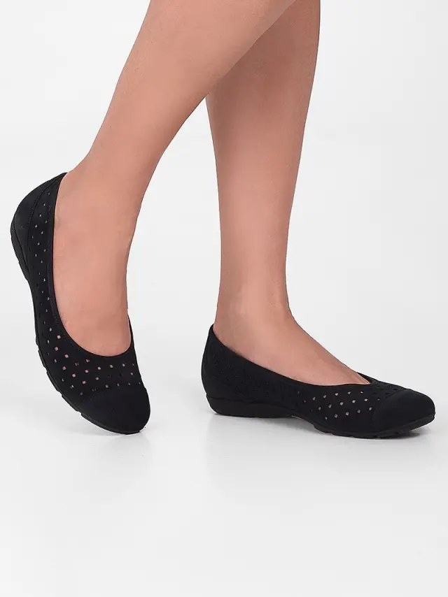 Gabor Μπαλαρίνες Γυναικείο δέρμα Nubuck Μπλέ GAB/64169 16-NIGHTBLUE 2