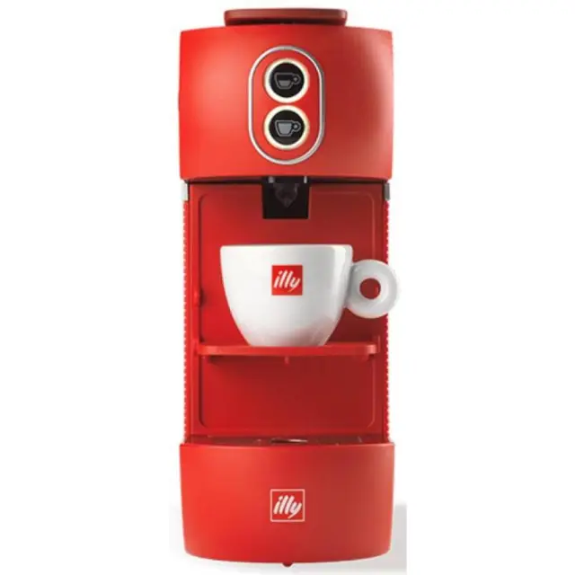 Illy Macchina da Caffe a Cialde 44mm Easy Rossa