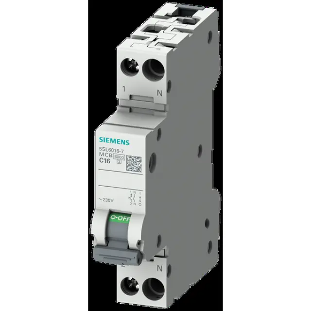 CIRCUIT BREAKER 230V 6KA, 1+N-POLE/1MW C10