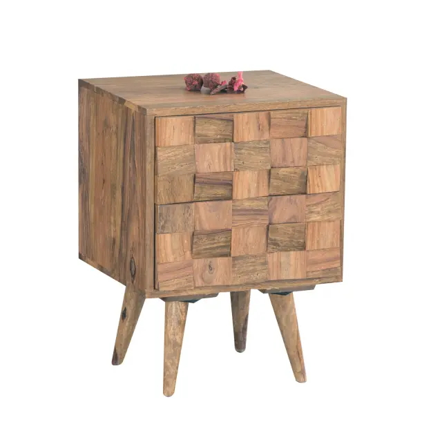Κομοδίνο TEKA 40x35x55cm Ακακία Φυσικό 40x35x55cm