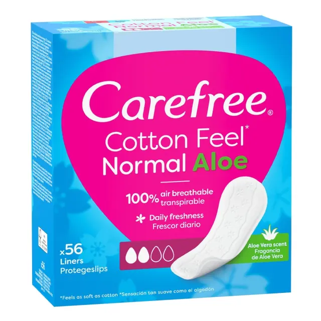 Carefree Σερβιετάκι Aloe Vera 56 Τμχ