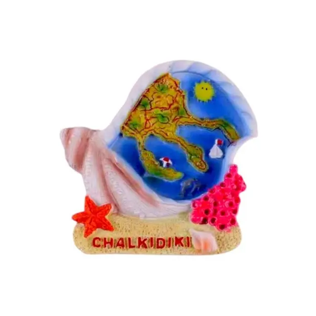 Tουριστικό μαγνητάκι Souvenir – Σετ 12pcs - Chalkidiki - 678072