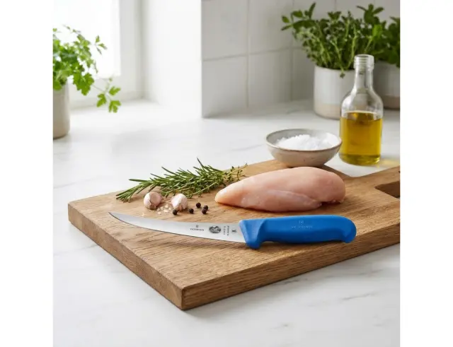 Μαχαίρι Ξεκοκαλίσματος Victorinox Fibrox με μήκος λεπίδας 15cm - Blue5.6612.15
